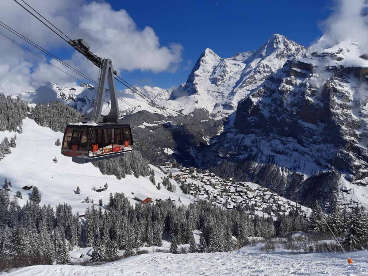 Chalet Bim Chilchli Mürren Esterno foto